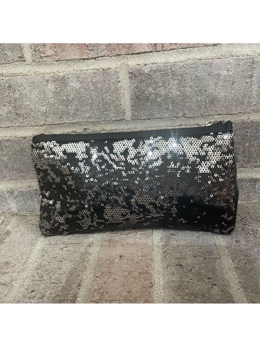 Victoria's Secret Black Sequin Clutch - Picture 10 of 10